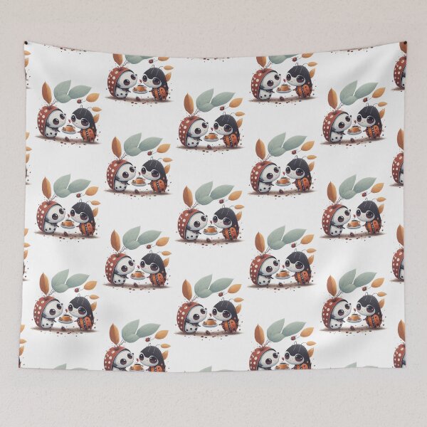 Item preview, Spring Coffee Date with Ladybugs designed and sold by hudaG.