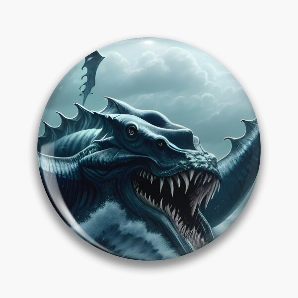 Item preview, Sea Monster Attacking Ship Under Moonlight designed and sold by worldofwhisper.