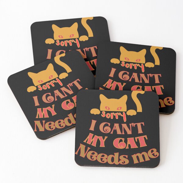 Item preview, sorry i cant my cat needs me - Pet designed and sold by word2world.