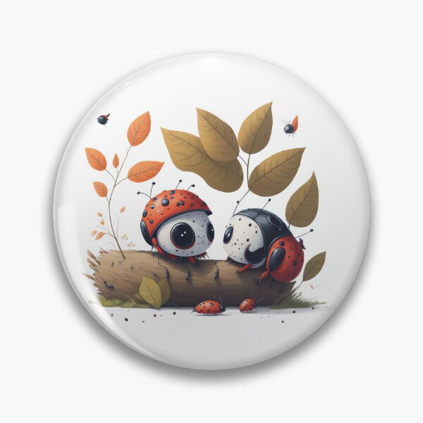 Item preview, Time with Two Ladybug Friends designed and sold by hudaG.