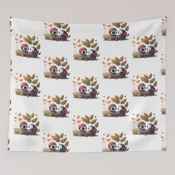 Item preview, Time with Two Ladybug Friends designed and sold by hudaG.