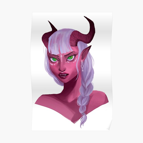 Tiefling Lady Poster