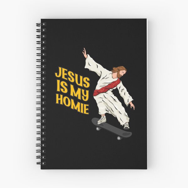 Item preview, Jesus Skateboarding - Jesus Is My Homie designed and sold by ChristlikeMerch.
