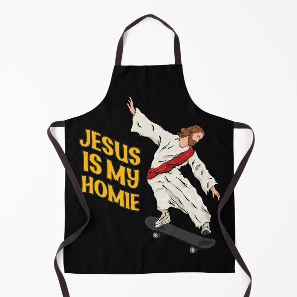 Item preview, Jesus Skateboarding - Jesus Is My Homie designed and sold by ChristlikeMerch.