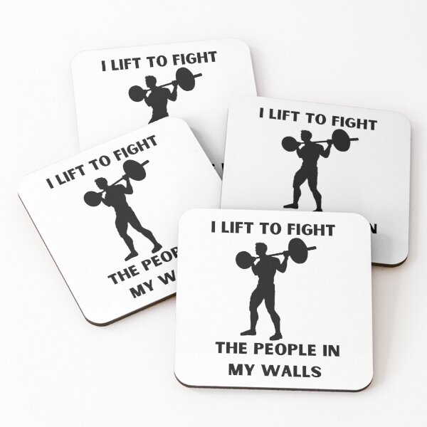 Item preview, i lift to fight the people in my walls designed and sold by brianmiles25.