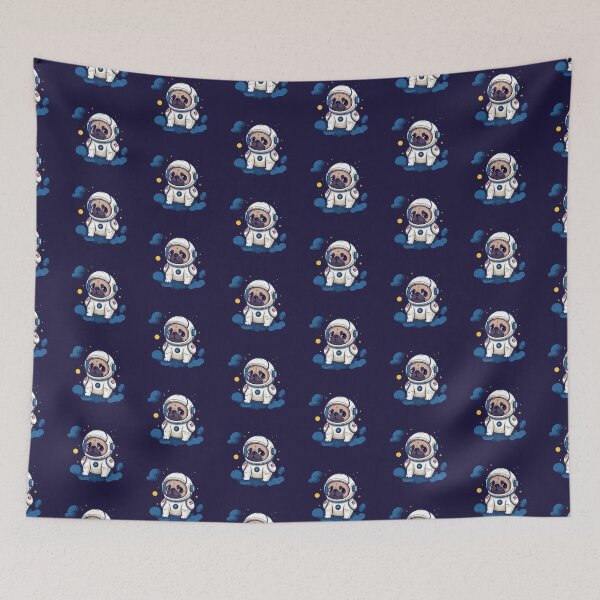 Item preview, Cute Pug Astronaut designed and sold by Maciej Krawczyk.