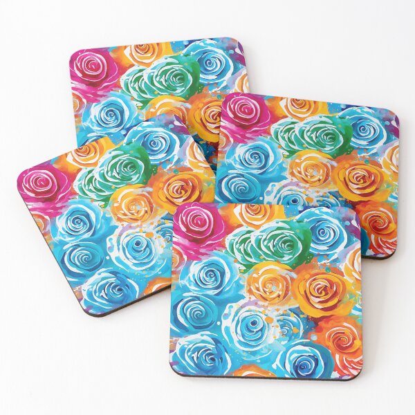 Item preview, Rainbow roses designed and sold by BloodRubyz.