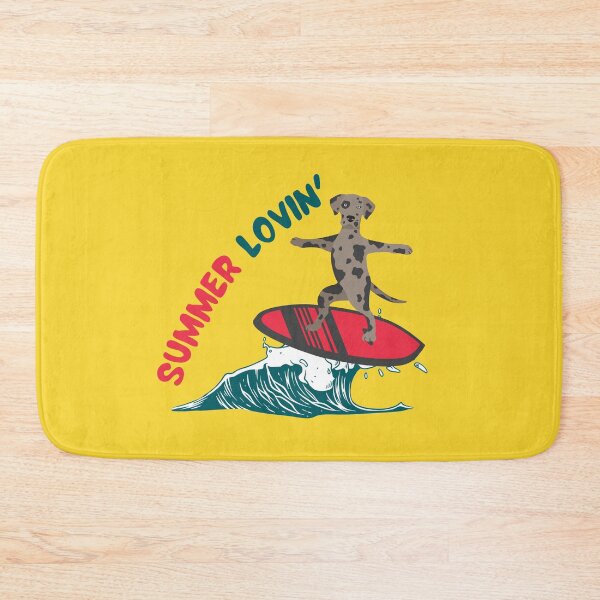 Item preview, Summer Lovin' with Catahoula Leopard Dog Surfing on Sea Wave designed and sold by SeasonalDogs.