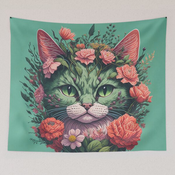Item preview, Vintage Cat - Cute Animal Sticker designed and sold by joejiing.