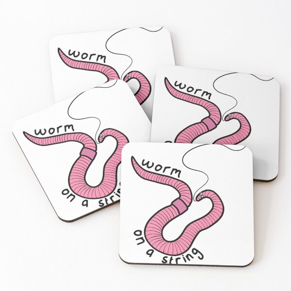 Item preview, Worm on a string but it's a real worm designed and sold by superraddd.