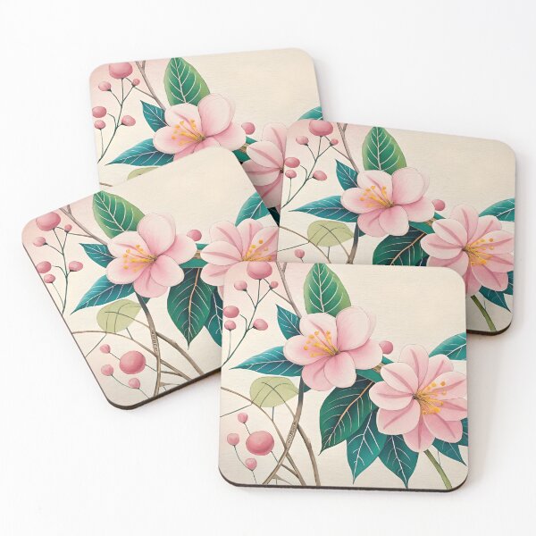 Item preview, Jasmine Flowers Watercolor Art designed and sold by Uday24.