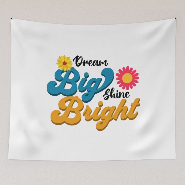 Item preview, Dream Big Shine Bright Sticker designed and sold by Wonder Of Light.