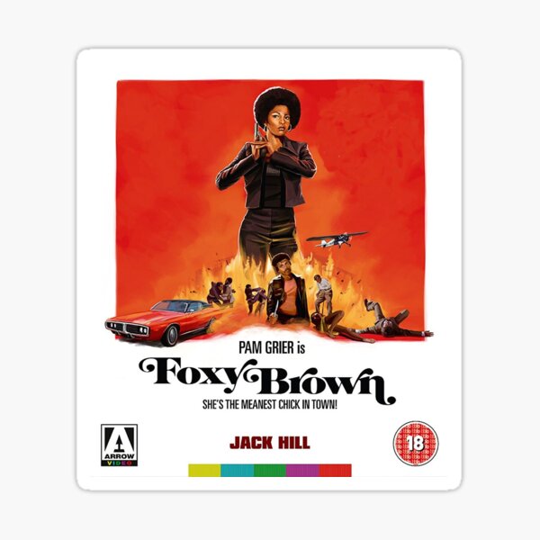 Foxy Brown - Arrow Video Sticker