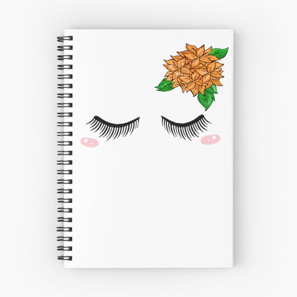 Item preview, Cute Close Eyelash with flowers designed and sold by TalesTheCreepy.