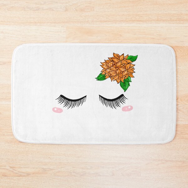 Item preview, Cute Close Eyelash with flowers designed and sold by TalesTheCreepy.