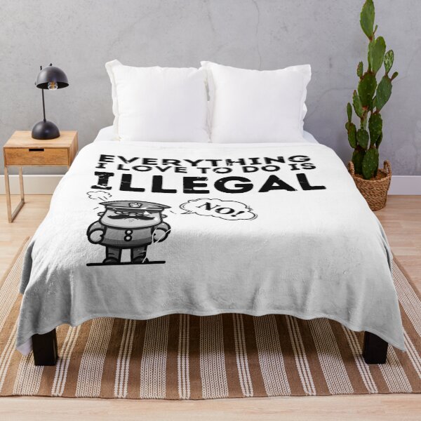 Item preview, Everything i love to do is illegal designed and sold by Retroshore.
