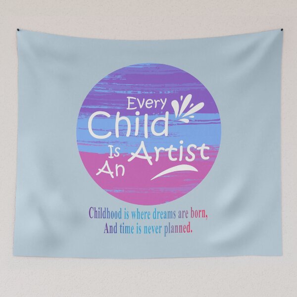 Item preview, Every Child Is An Artist design | Inspirational and Colorful | For 1st June childhood's day, School events and Gifts. designed and sold by Zerr-deZign.
