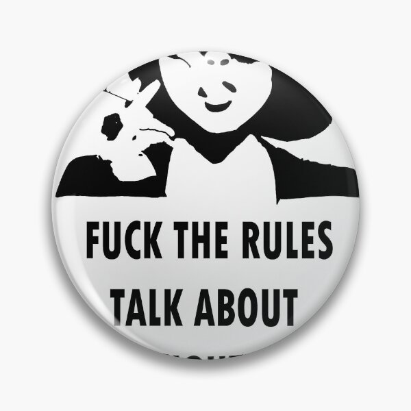 Item preview, Fuck the rules talk about the fight club designed and sold by Lowgik.