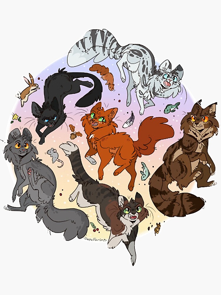 Warrior Cats - Clan Founders (5 stickers) Sticker by Didychu