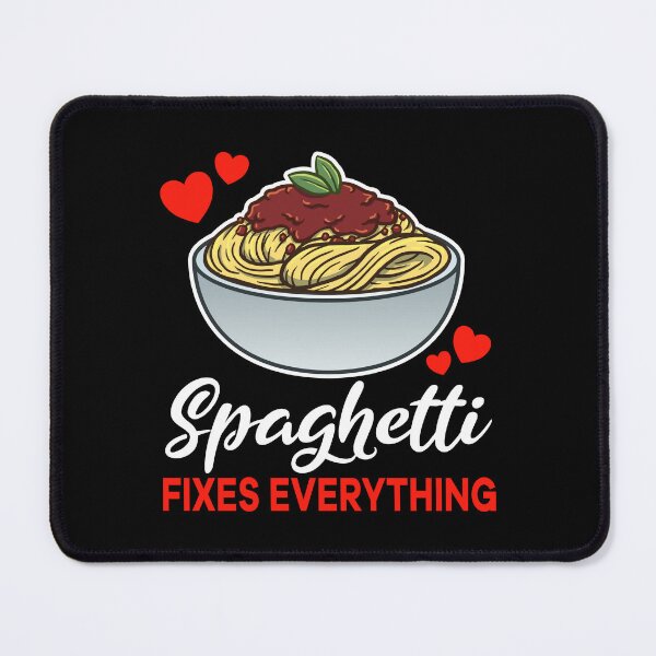 Item preview, Spaghetti Bolognese fixes everything saying designed and sold by jonmlam.