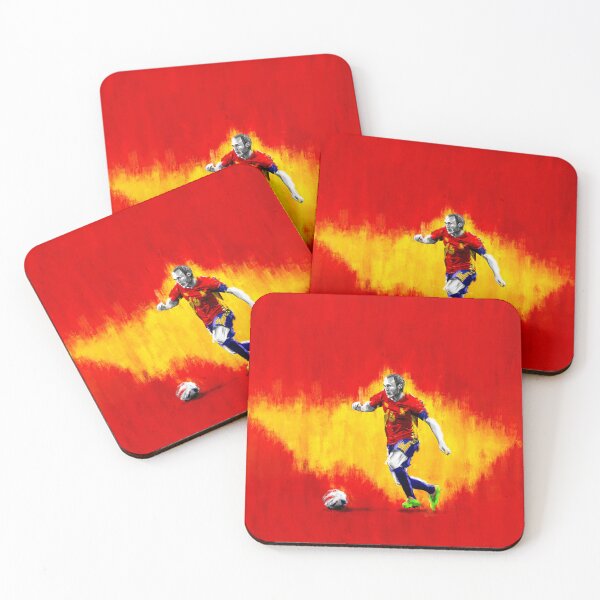 Item preview, Andrés Iniesta - Ilustraciones de fútbol de España designed and sold by barrymasterson.