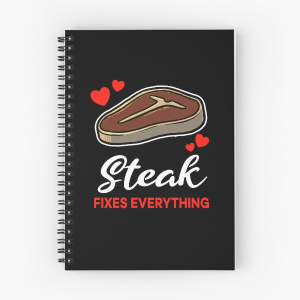 Item preview, Steak fixes everything saying designed and sold by jonmlam.