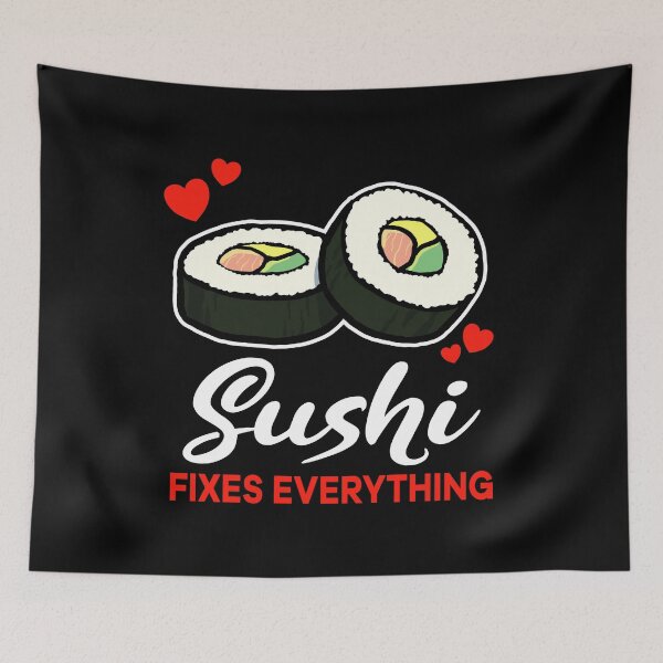 Item preview, Sushi fixes everything saying designed and sold by jonmlam.