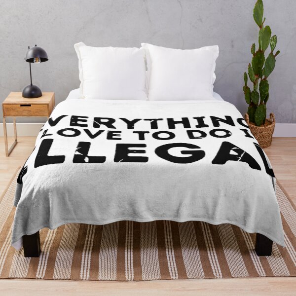 Item preview, Everything i love to do is illegal designed and sold by Retroshore.