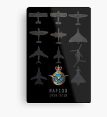 RAF100 1918-2018 Metal Print