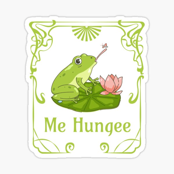 Item preview, Me Hungee Frog  designed and sold by Sinead Poznanski.