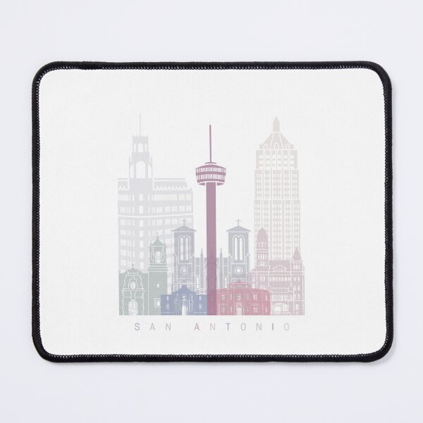 Item preview, SAN ANTONIO SKYLINE POSTER PASTEL designed and sold by paulrommer.