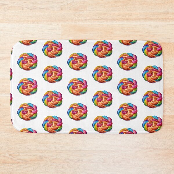 Item preview, Rainbow Round Challah designed and sold by JewWhoHasItAll.