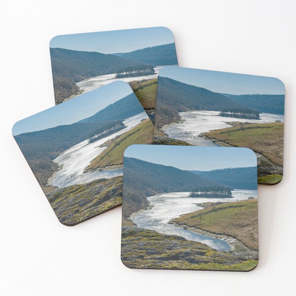 Item preview, The Pen y garreg reservoir from the dam at Craig Goch reservoir Elan Valley designed and sold by Cameranick.