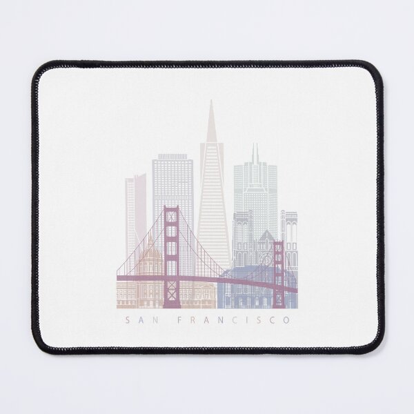 Item preview, SAN FRANCISCO SKYLINE POSTER PASTEL designed and sold by paulrommer.