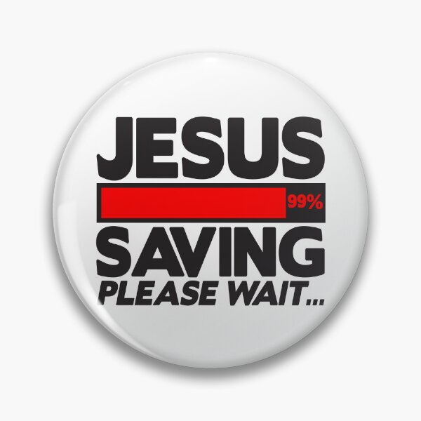 Item preview, JESUS SAVING Please Wait designed and sold by plushism.