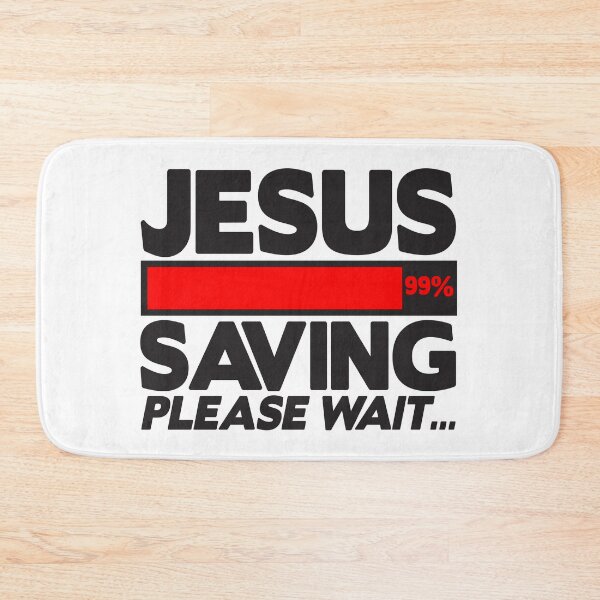 Item preview, JESUS SAVING Please Wait designed and sold by plushism.