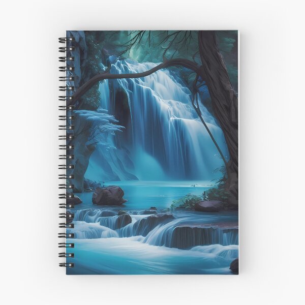 Item preview, Natural waterfall in the forest designed and sold by Slowerblue.