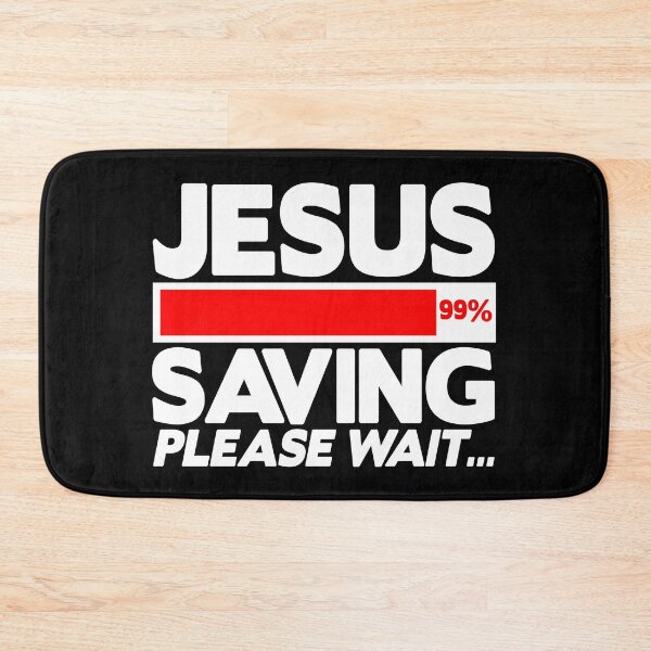 Item preview, JESUS SAVING Please Wait designed and sold by plushism.