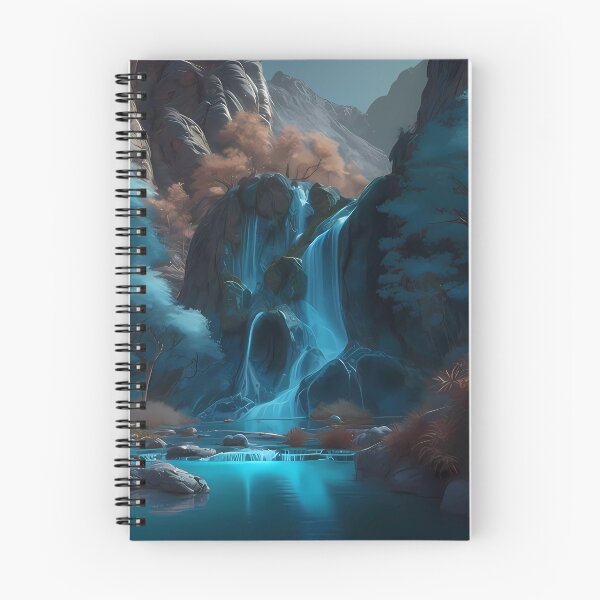 Item preview, Natural waterfall in the forest designed and sold by Slowerblue.