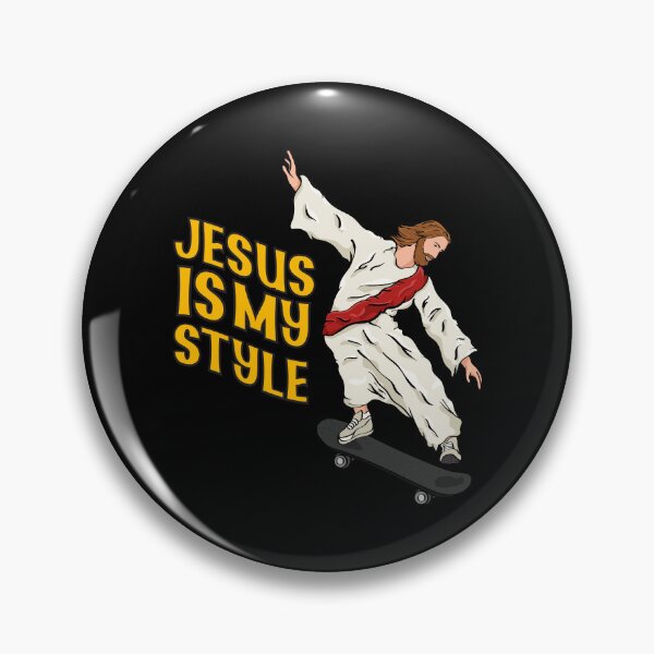 Item preview, Jesus Skateboarding - Jesus Is My Style designed and sold by ChristlikeMerch.