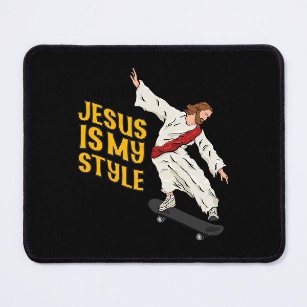 Item preview, Jesus Skateboarding - Jesus Is My Style designed and sold by ChristlikeMerch.