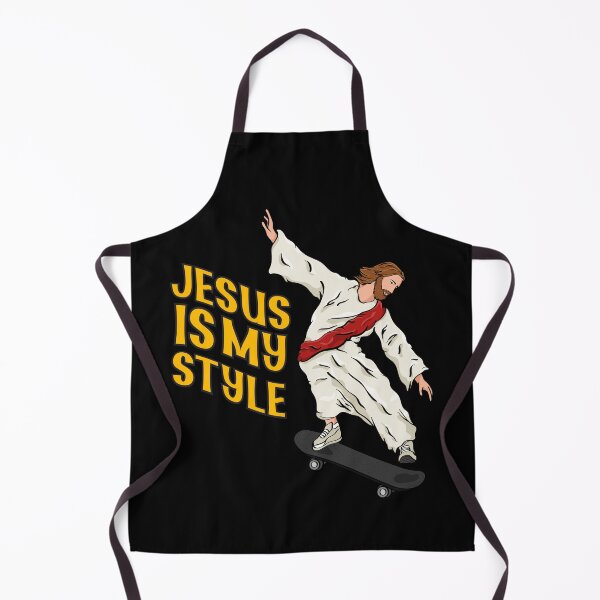 Item preview, Jesus Skateboarding - Jesus Is My Style designed and sold by ChristlikeMerch.