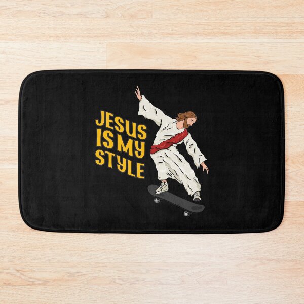 Item preview, Jesus Skateboarding - Jesus Is My Style designed and sold by ChristlikeMerch.
