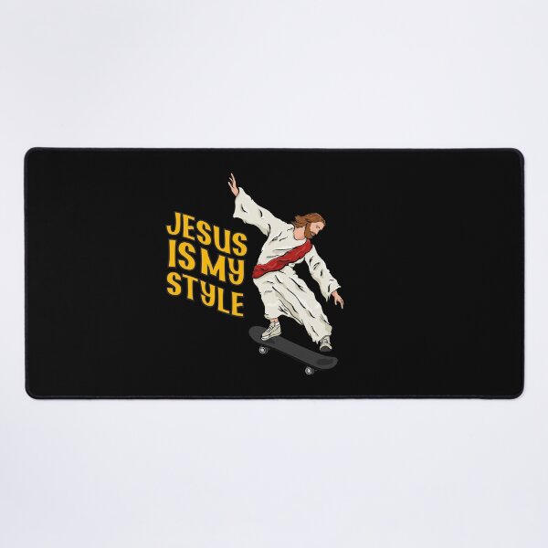 Item preview, Jesus Skateboarding - Jesus Is My Style designed and sold by ChristlikeMerch.