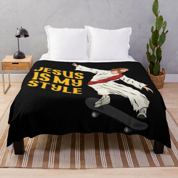 Item preview, Jesus Skateboarding - Jesus Is My Style designed and sold by ChristlikeMerch.