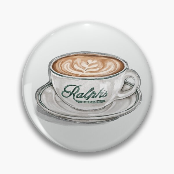 Item preview, watercolor ralph's coffee cup designed and sold by blackcatgraphic.