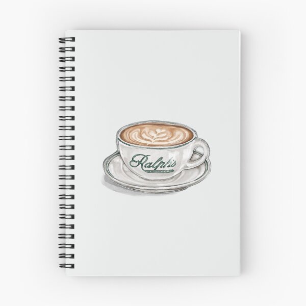Item preview, watercolor ralph's coffee cup designed and sold by blackcatgraphic.