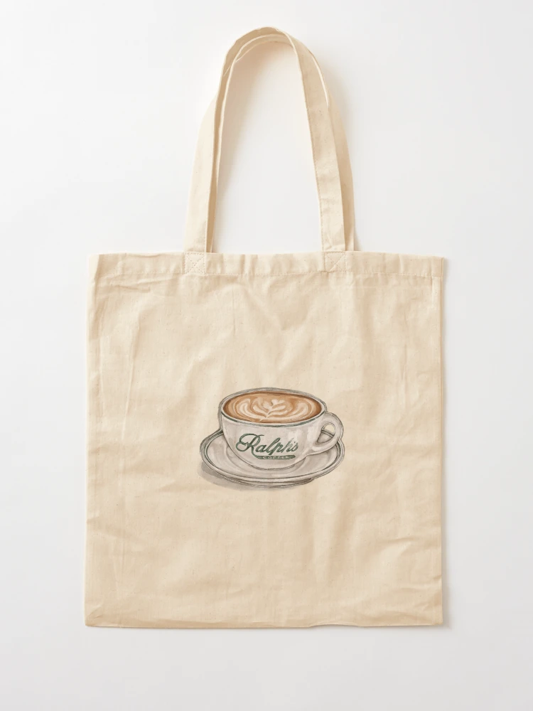 watercolor ralph s coffee cup Tote Bag for Sale by blackcatgraphic Redbubble