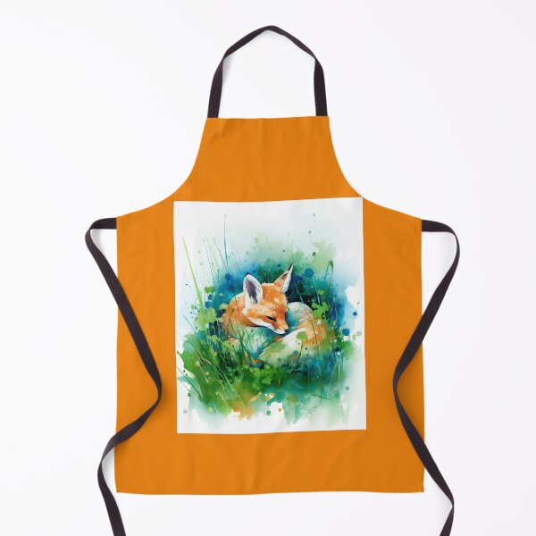 Item preview, Cute Baby Fox Sleeping designed and sold by AquarelleAvenue.