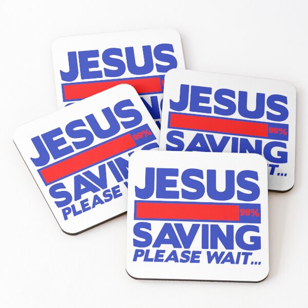 Item preview, JESUS SAVING Please Wait designed and sold by plushism.